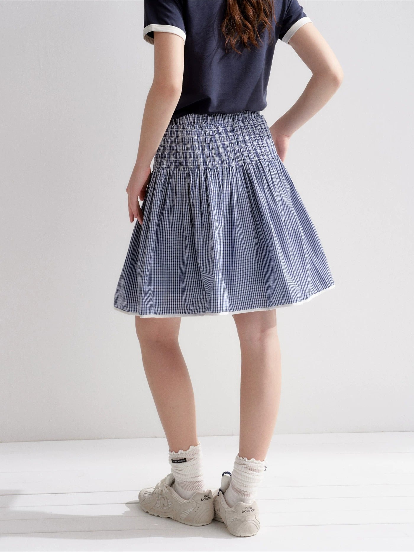 Plaid A-Line Skirt