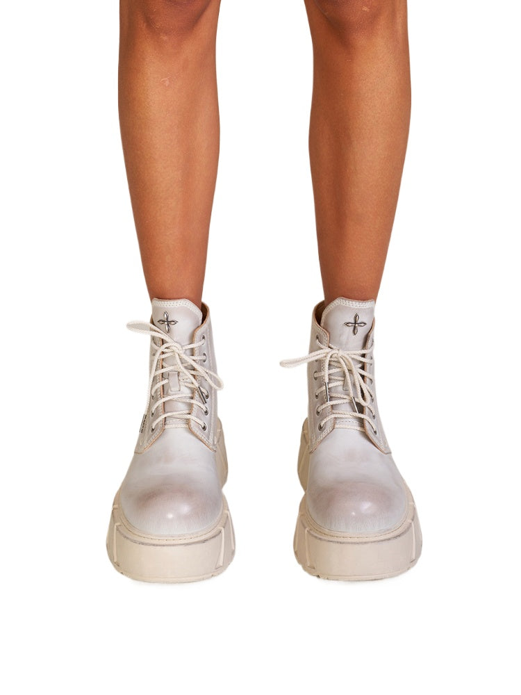Future Mirage Leather Rider Boots Snow Mountain