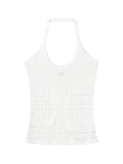 Rib Knit Halter Top