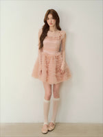 Puff Sleeve Tulle Dress