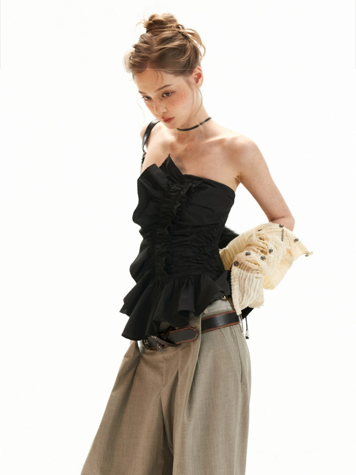 Bustier Cami Flared Top