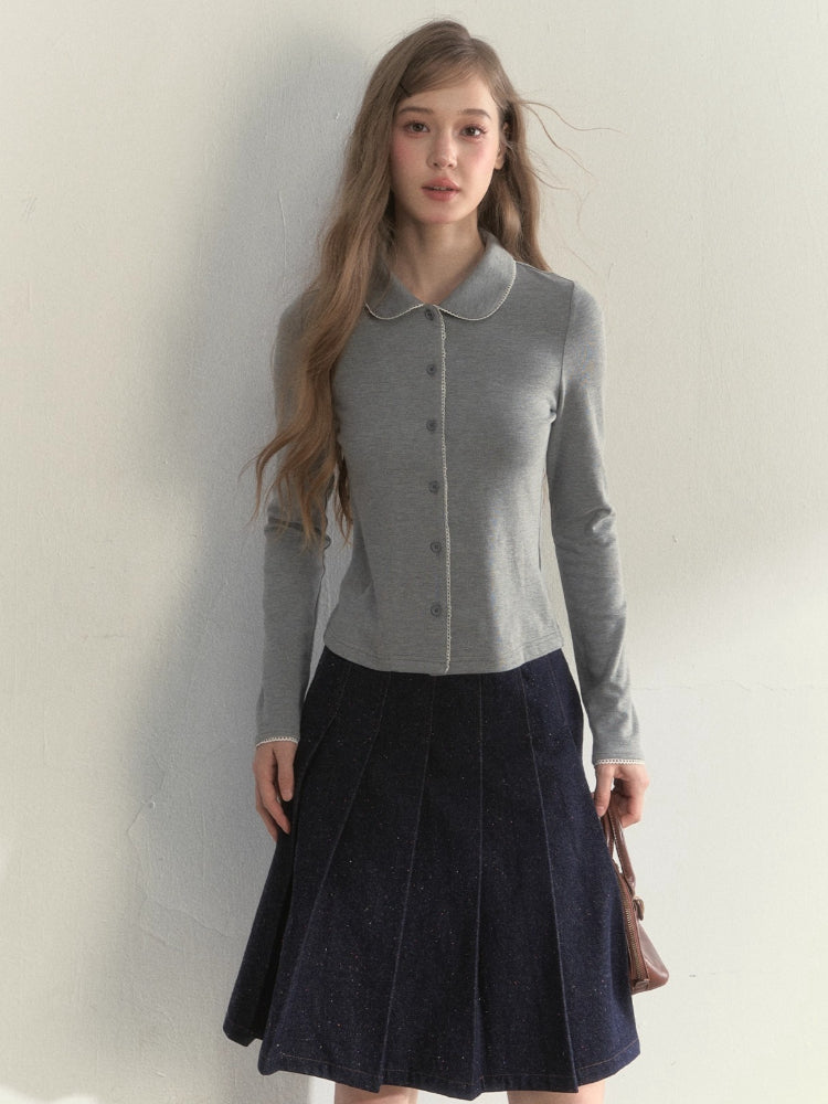 Peter Pan Collar Layering Tee