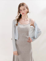 Lace Trim Knit Cardigan
