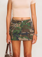 Compass Wild Road Cargo Skirt Sand