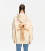 Doozoo Rhinestone Heart Hoodie