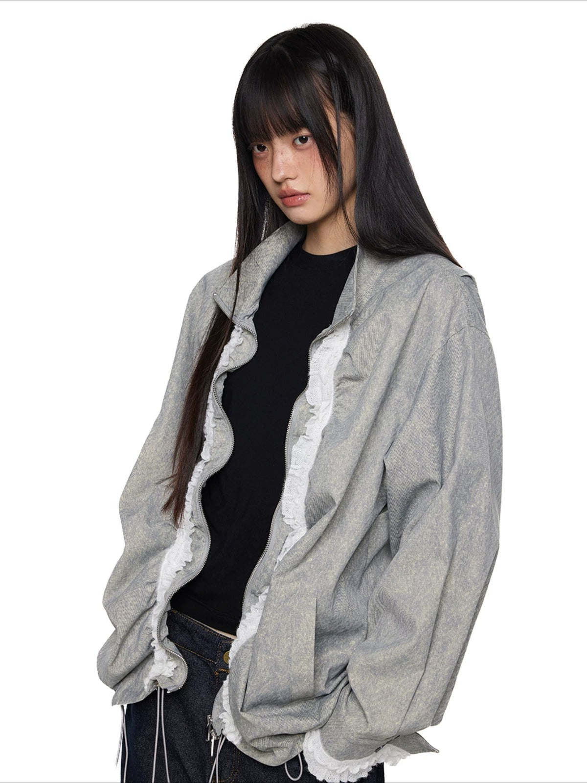 Lace Zip Jacket
