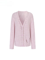Loose Ripped Cardigan
