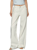 Zebra Pocket Wide-Leg Jeans