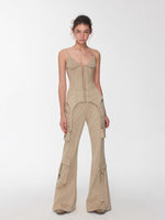 Suede Garter Corset Belt
