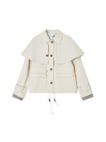 Detachable Cape Jacket