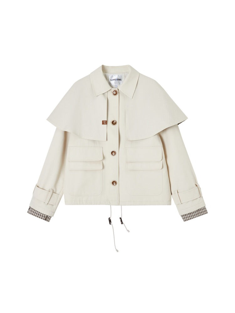 Detachable Cape Jacket