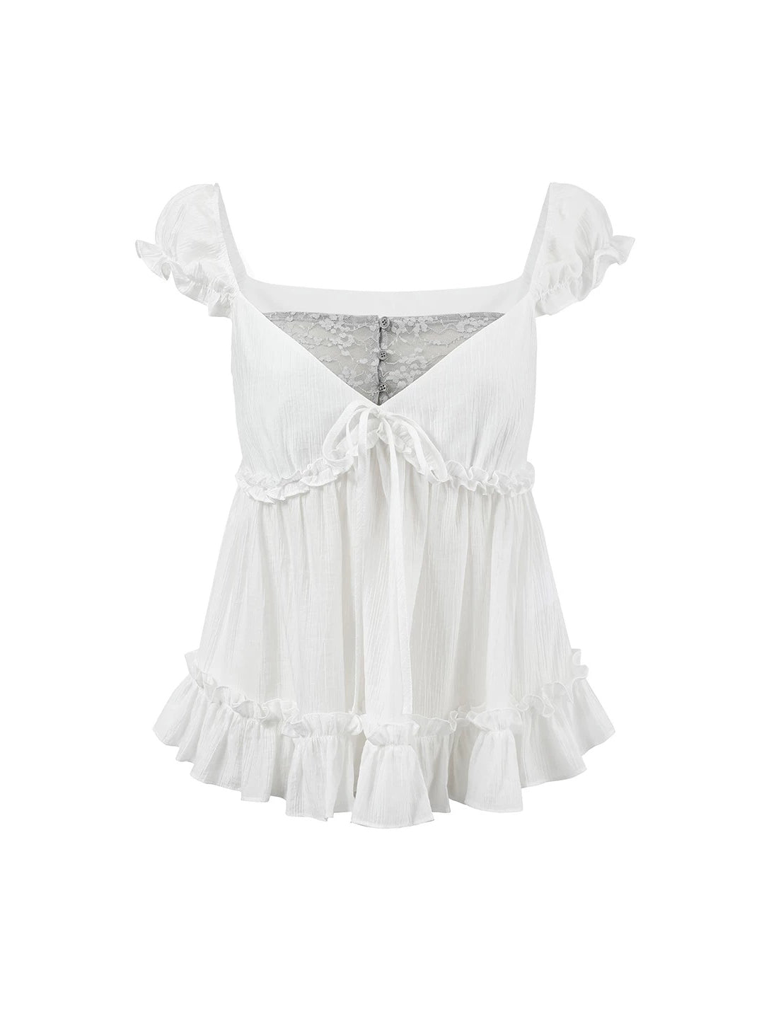 Faux Layer Lace Top