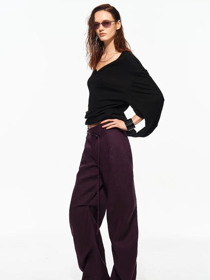 Convertible V-Neck Top