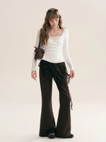 Lace Layered V Neck Top