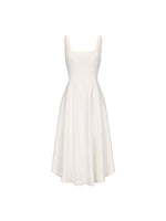 Waist A-Line Midi Dress
