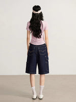 Strawberry Printed Lyocell T-Shirt