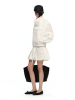 Lyocell Stand Collar Jacket