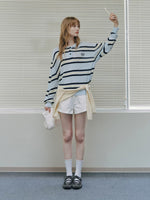 Striped Polo Top Set