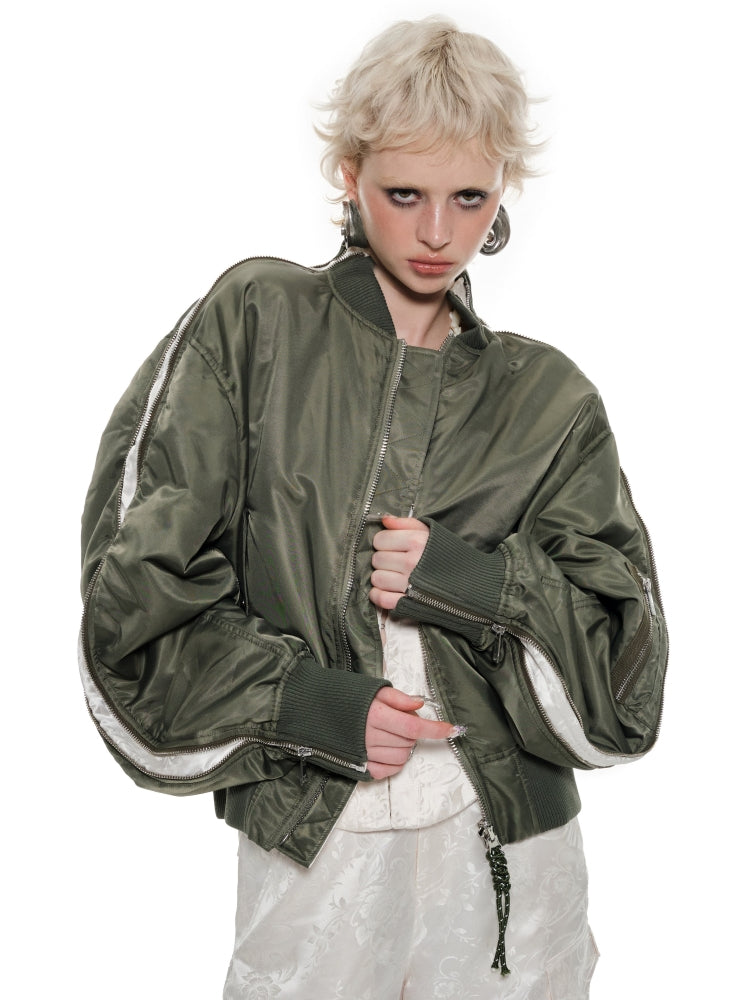 Black &amp; Green Reversible Jacket