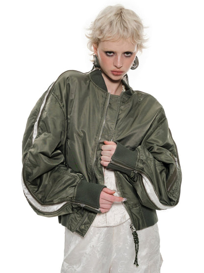 Black &amp; Green Reversible Jacket
