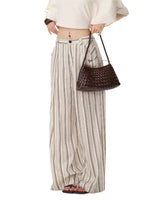 Striped Wide-Leg Pants