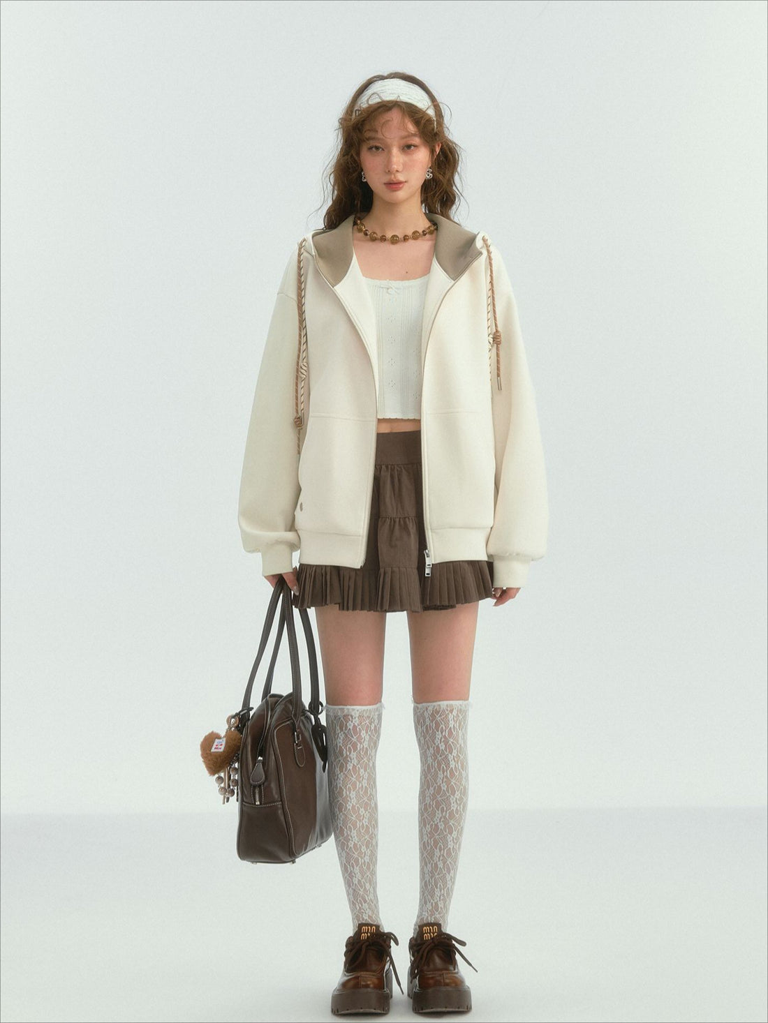 Colorblock Drawstring Hoodie