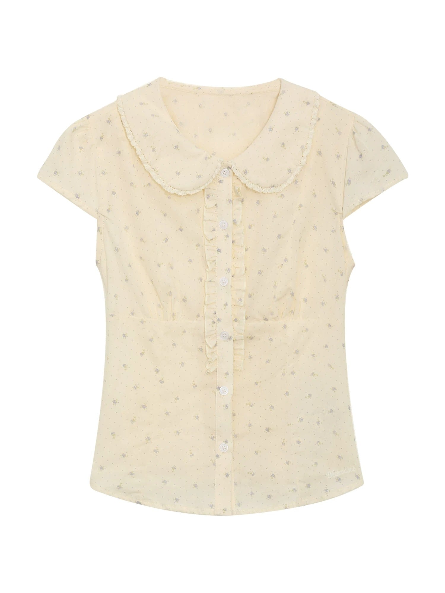 Floral Ruffle Blouse