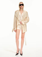 Acetate Trench Coat