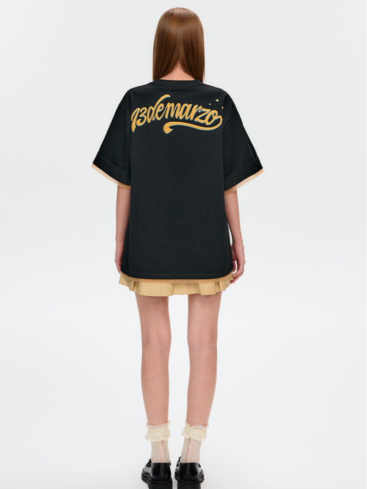 Surfing Doll Cotton T-shirt