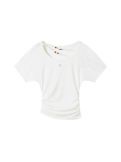 Beaded Draped Tee