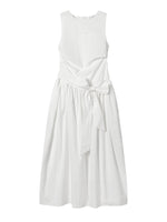 Sleeveless Tie-Waist A-Line Sundress