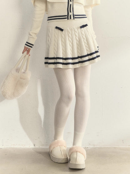 Cable Sailor Cape &amp; Skirt Set