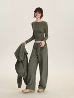 Fleece Hooded Three Piece Set