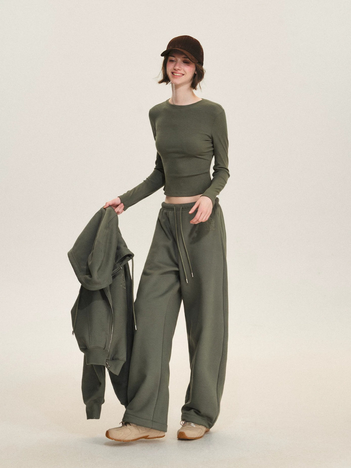 Fleece Hooded Three Piece Set