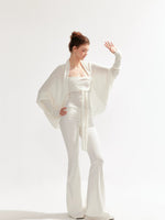 Lazy Knit Cardigan Tank Set