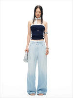 +5CM N3 Vacation Wide Jeans