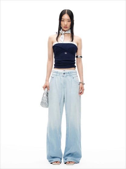 +5CM N3 Vacation Wide Jeans