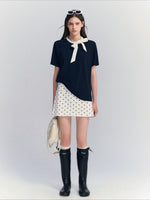 Polka Dot Bow Top
