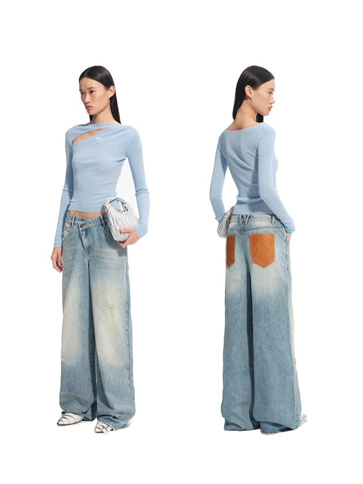 Crescent Knit Blouse