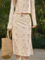 Floral Knit Layered Set