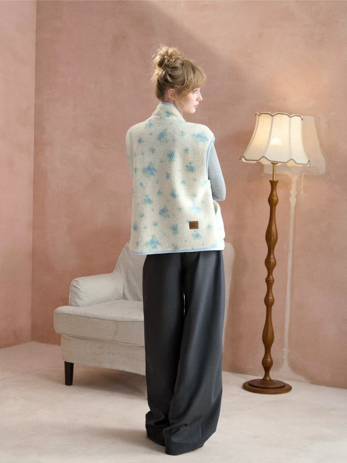 Double Pleated Wide Leg Pants