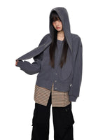 Rabbit Ear Rivet Hoodie