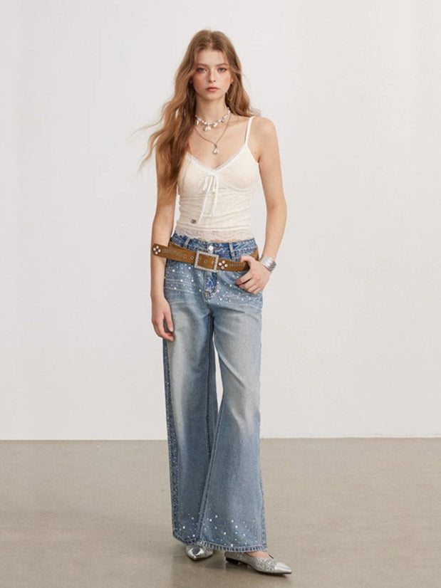 Bow Lace Camisole Top