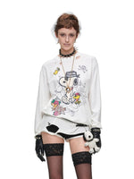 Distressed Snoopy Tee