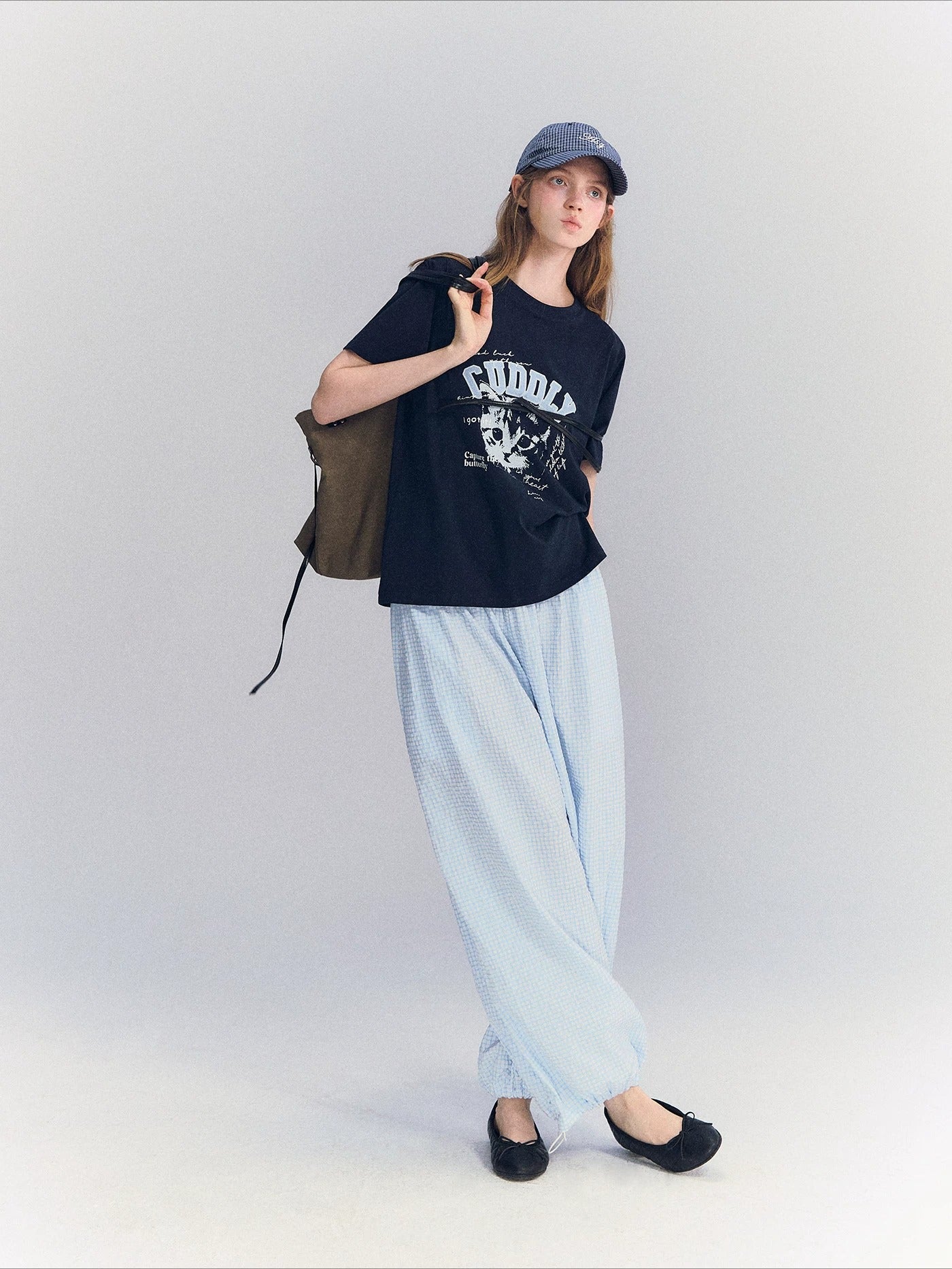 Cat Print T-Shirt