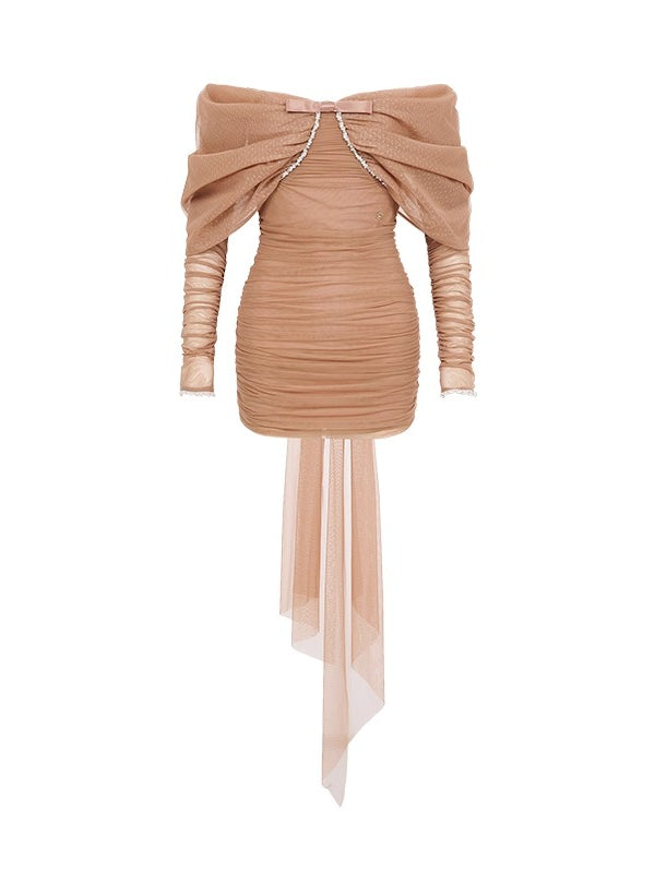 Reve Beaded Strapless Bodycon Dress