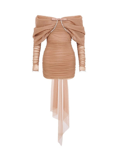 Reve Beaded Strapless Bodycon Dress