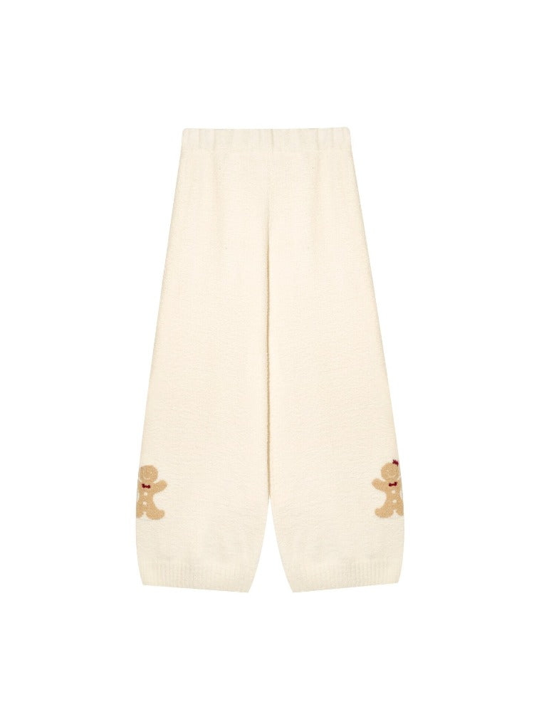 Gingerbread Fair Isle Knit Loungewear Set