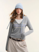Fair Isle Two-Piece Tee