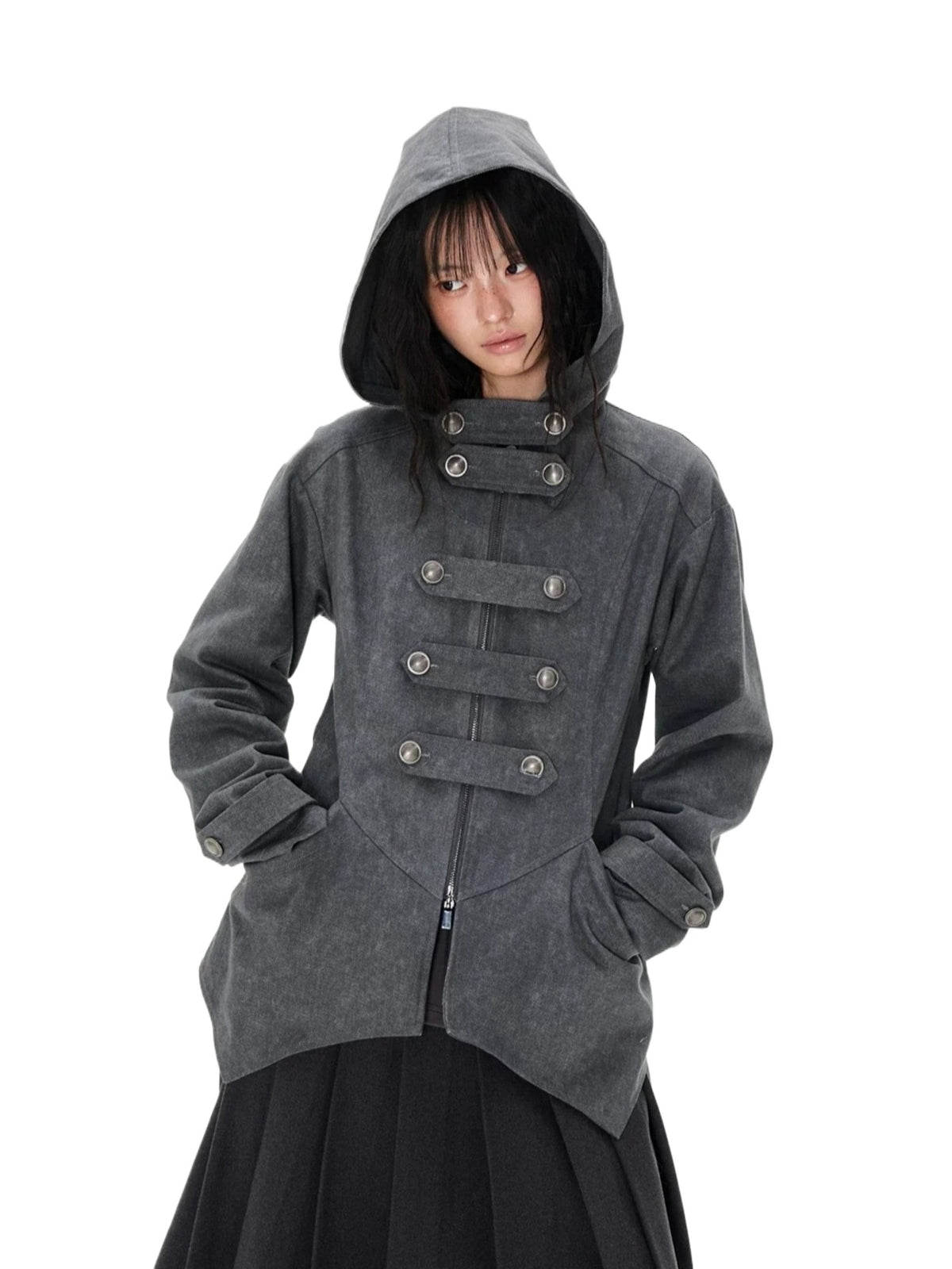 Napoleon Hooded Denim Jacket